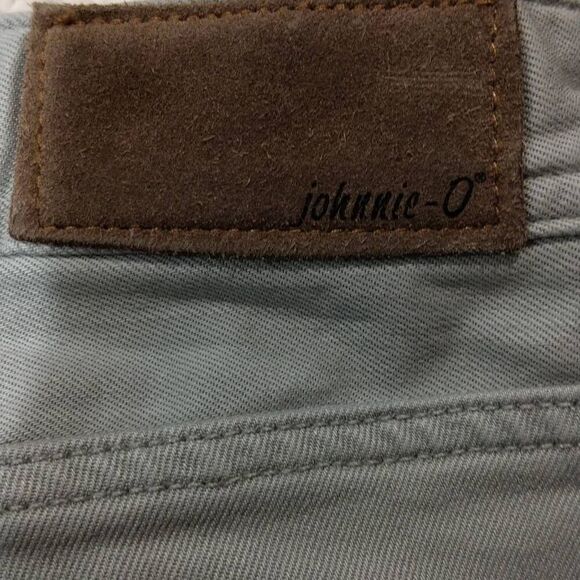 Johnnie-O 5 Pocket Jean Cut Pants Size 33x34 US Hugo In Mako Mako - Picture 8 of 9